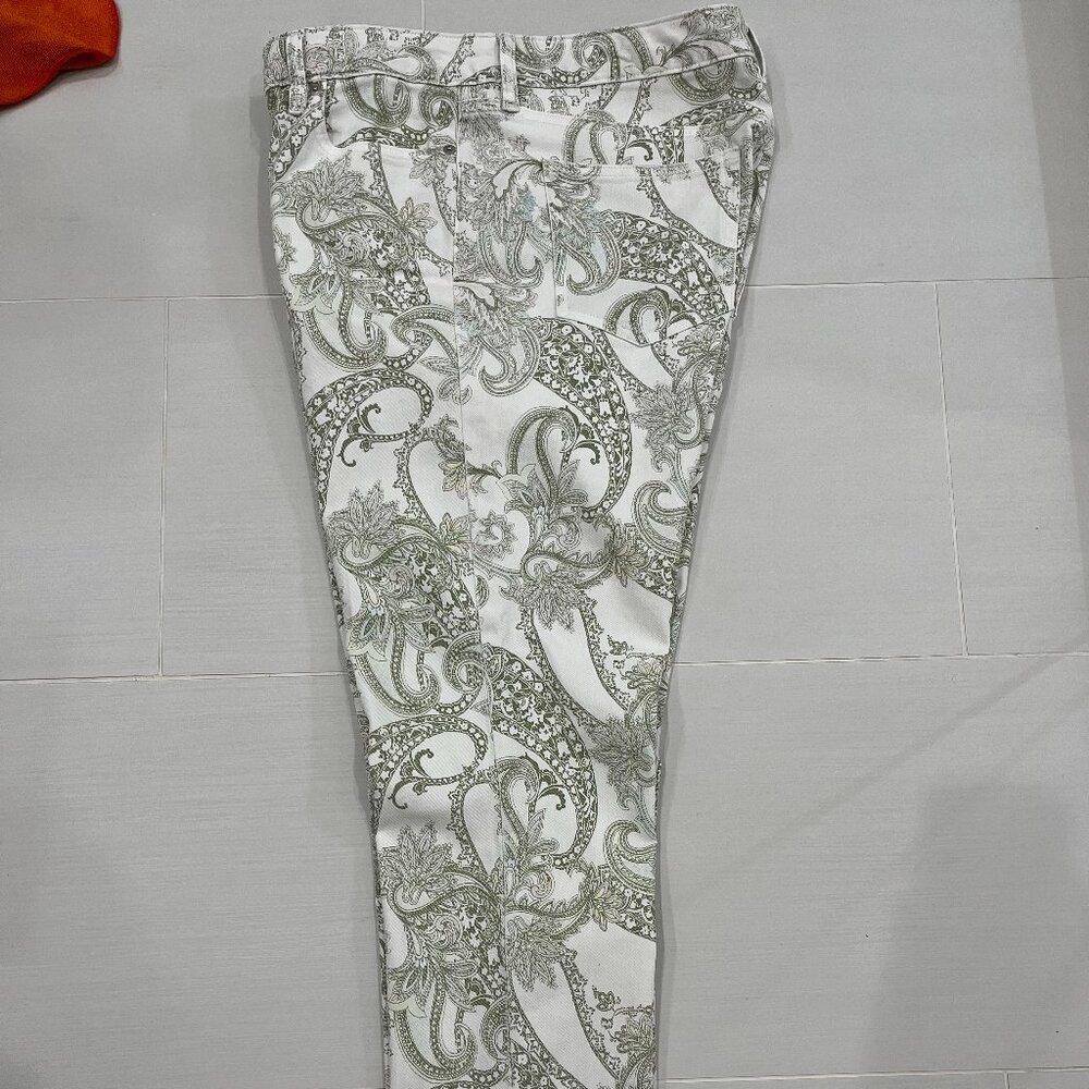 Lauren Ralph Lauren Women's Jeans White Multicolor Size 14